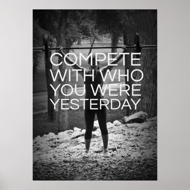 Affiches Motivation de l'entraînement (Devant)