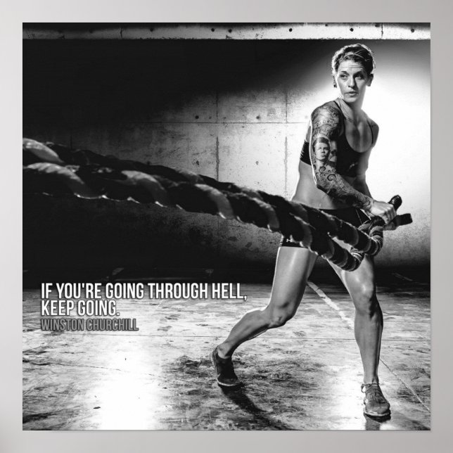 Affiches Motivation de l'entraînement (Devant)