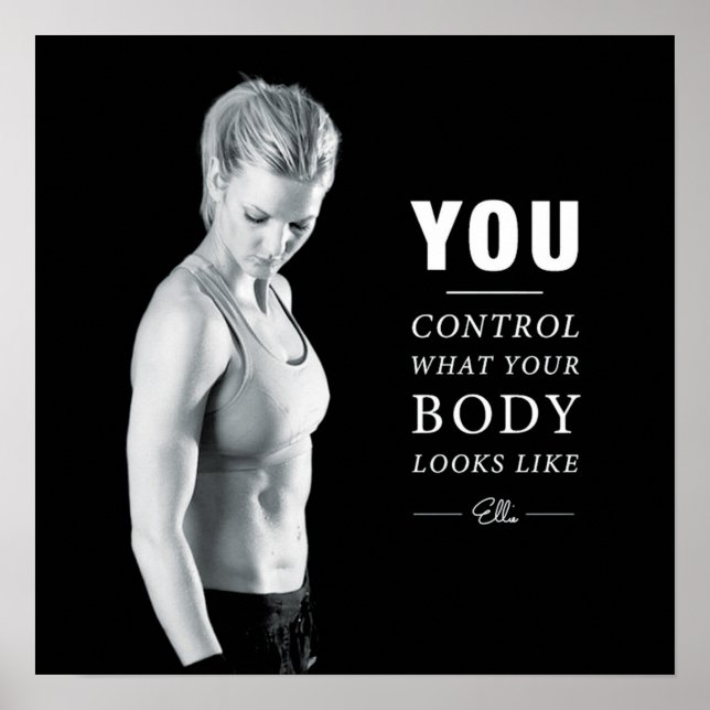 Affiches Motivation de l'entraînement (Devant)