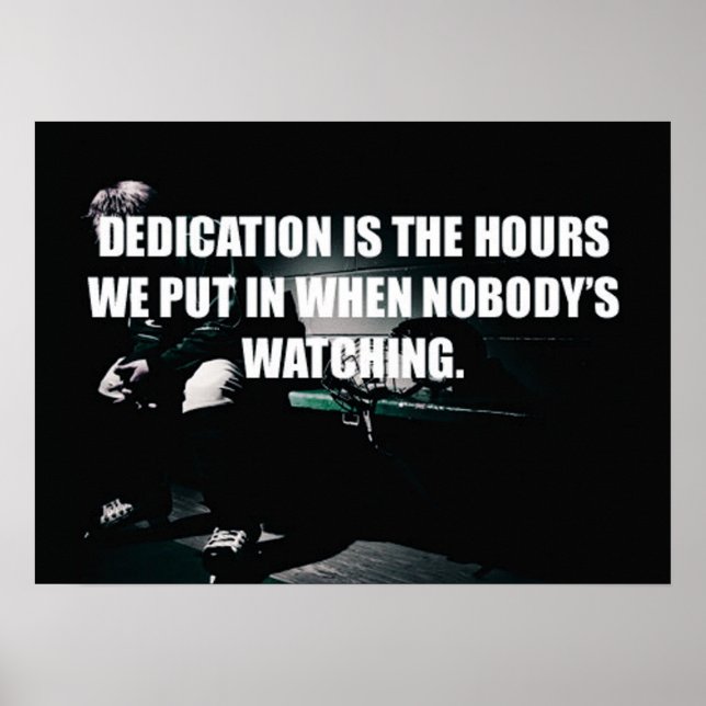 Affiches Motivation de l'entraînement (Devant)