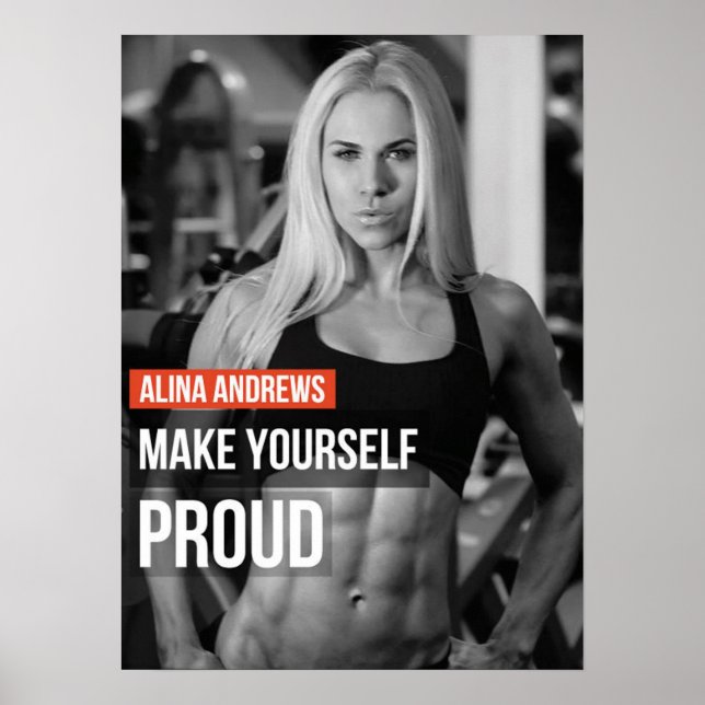 Affiches Motivation de l'entraînement (Devant)