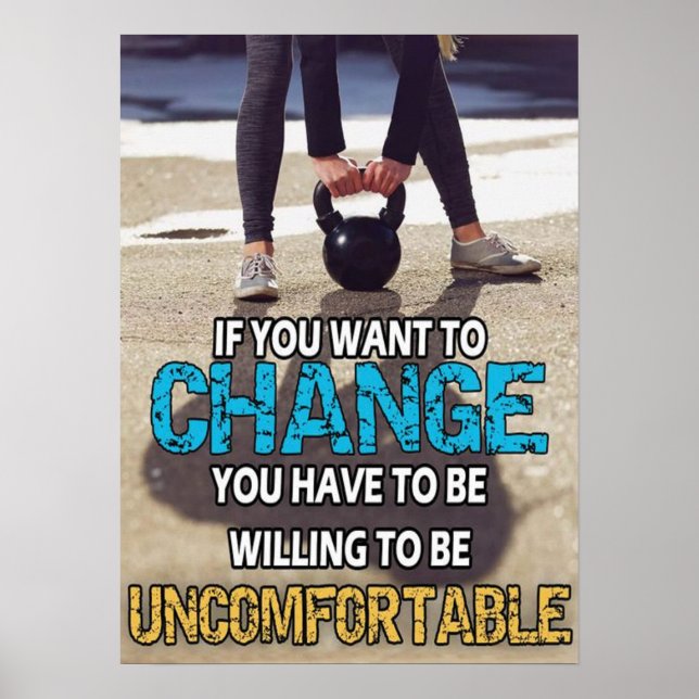 Affiches Motivation de l'entraînement (Devant)