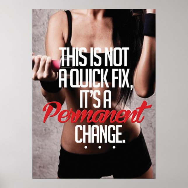 Affiches Motivation de l'entraînement (Devant)