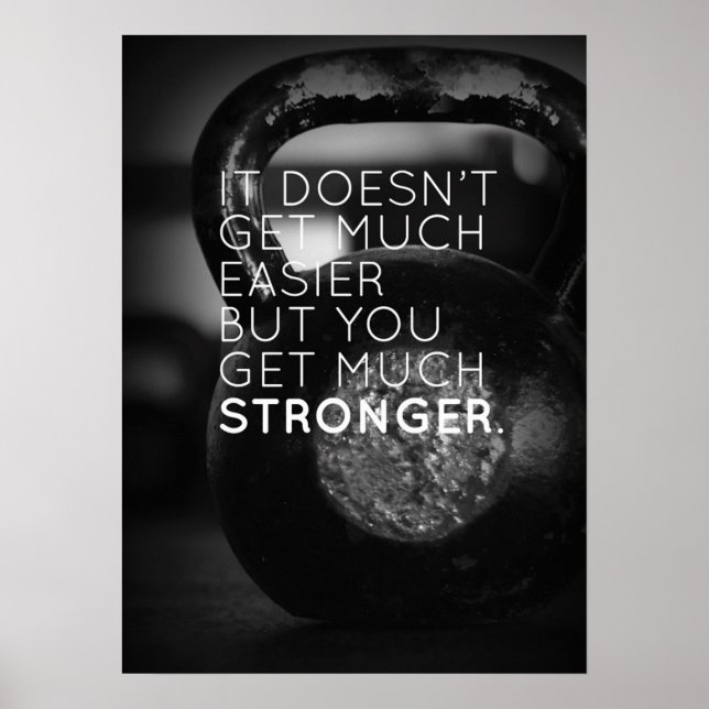 Affiches Motivation de l'entraînement (Devant)