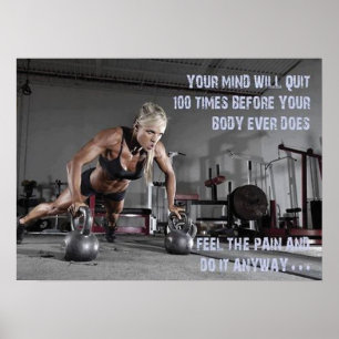 Affiches Motivation de l'entraînement