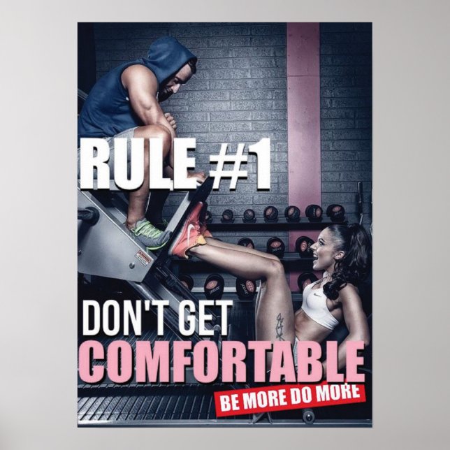 Affiches Motivation de l'entraînement (Devant)