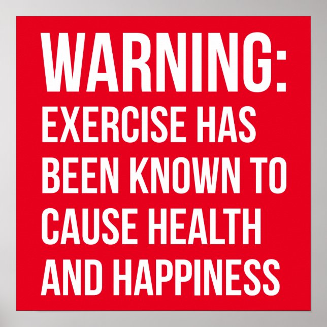 Affiches Motivation de l'entraînement (Devant)