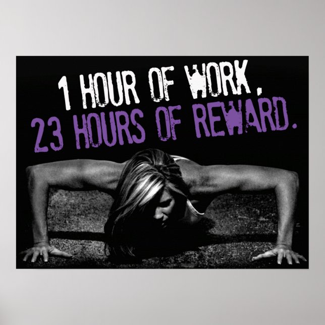Affiches Motivation de l'entraînement (Devant)