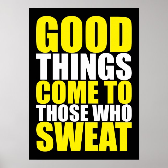 Affiches Motivation de l'entraînement (Devant)