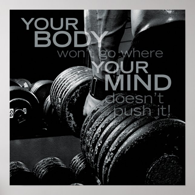 Affiches Motivation de l'entraînement (Devant)