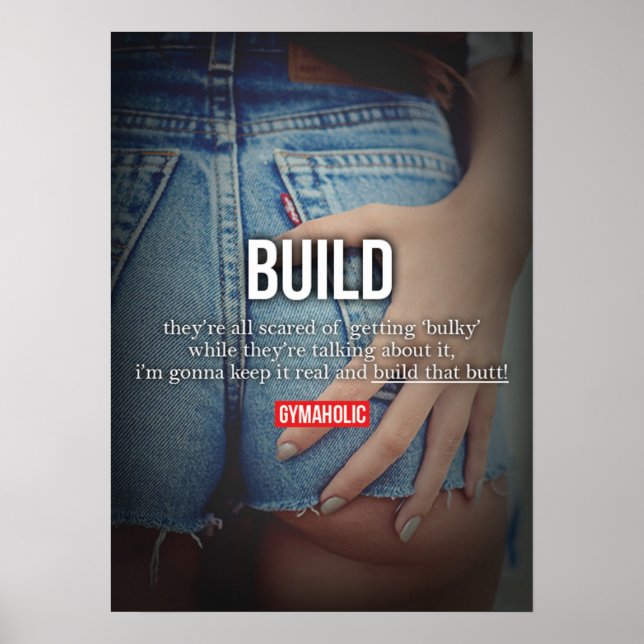 Affiches Motivation de l'entraînement (Devant)