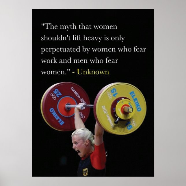 Affiches Motivation de l'entraînement (Devant)