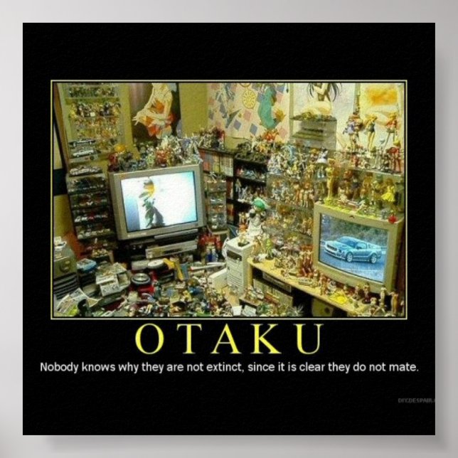 Affiches Motivation Otaku (Devant)