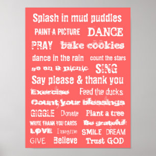 Affiches MOTIVATIONAL TRUST GOD MURAL wall hanging