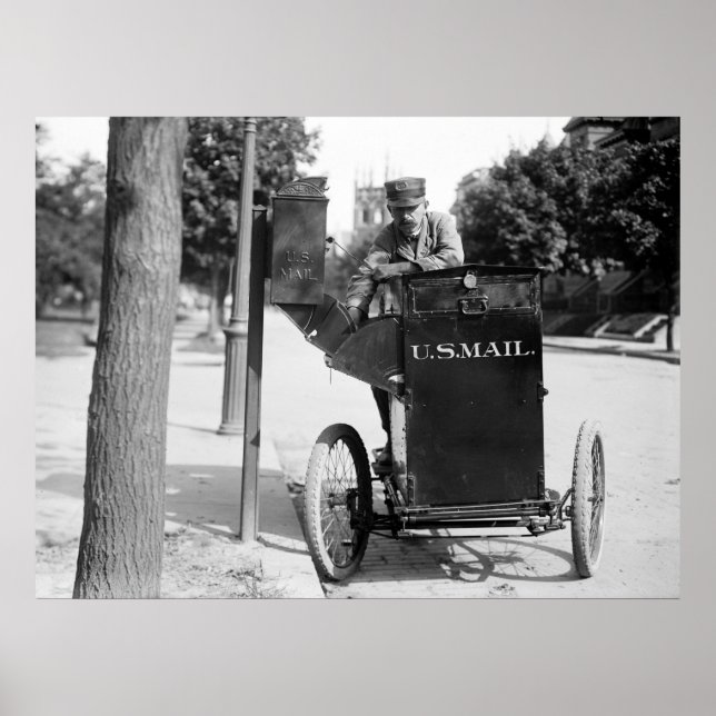 Affiches Moto Postman : 1912 (Devant)