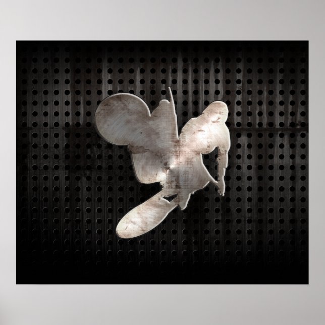 Affiches Motocross Whip; Cool Black (Devant)