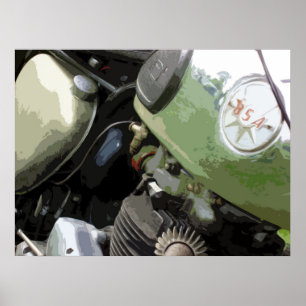 AFFICHES MOTOCYCLE CLASSIQUE 9