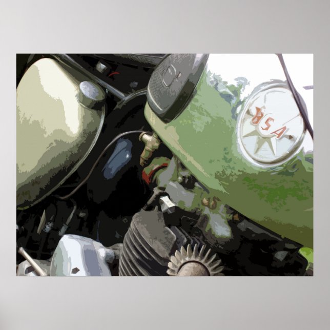 AFFICHES MOTOCYCLE CLASSIQUE 9 (Devant)