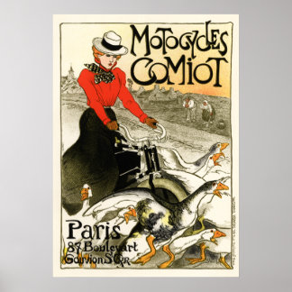 Affiches Motocycles Comiot, Steinlen