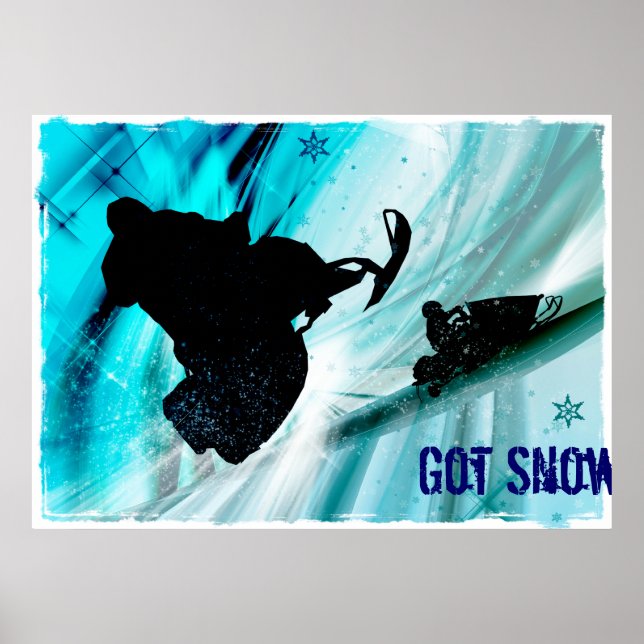 Affiches Motoneige sur Icy Trails (Devant)