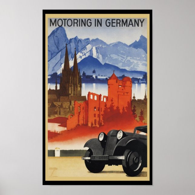Affiches Motorisation En Allemagne (Devant)