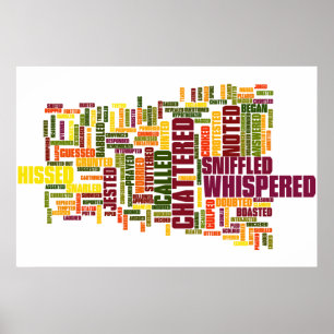 Affiches Mots à utiliser au lieu de l'affiche de classe