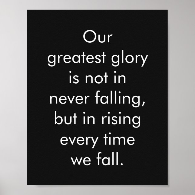 Affiches Mots Inspirants Sur La Vie Citations Confucius (Devant)