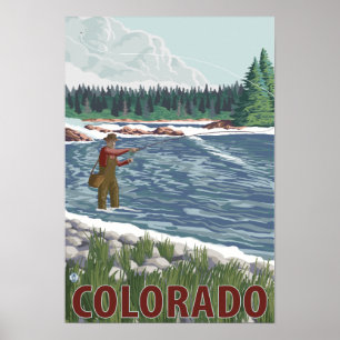 Affiches Mouche FishermanColorado
