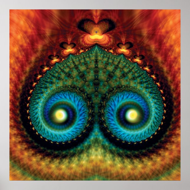 Affiches Mounds fractal (Devant)