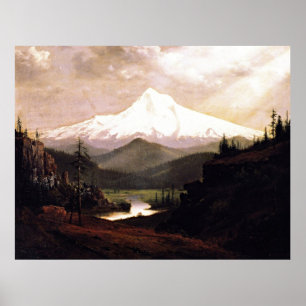 Affiches Mount Hood Oil Painting by William S. Parrott