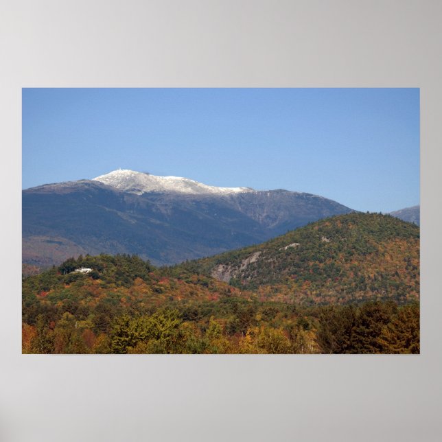 Affiches Mount Washington, NH Print (Devant)