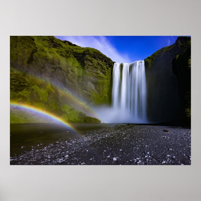 Affiches Mountain waterfall (Devant)
