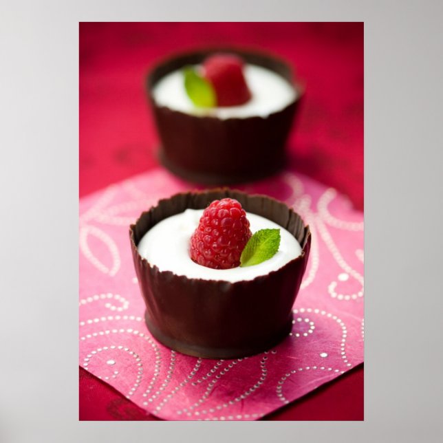 Affiches Mousse de chocolat blanc (Devant)