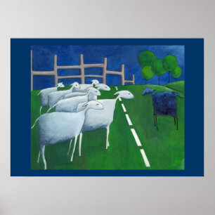 Affiches Mouton noir