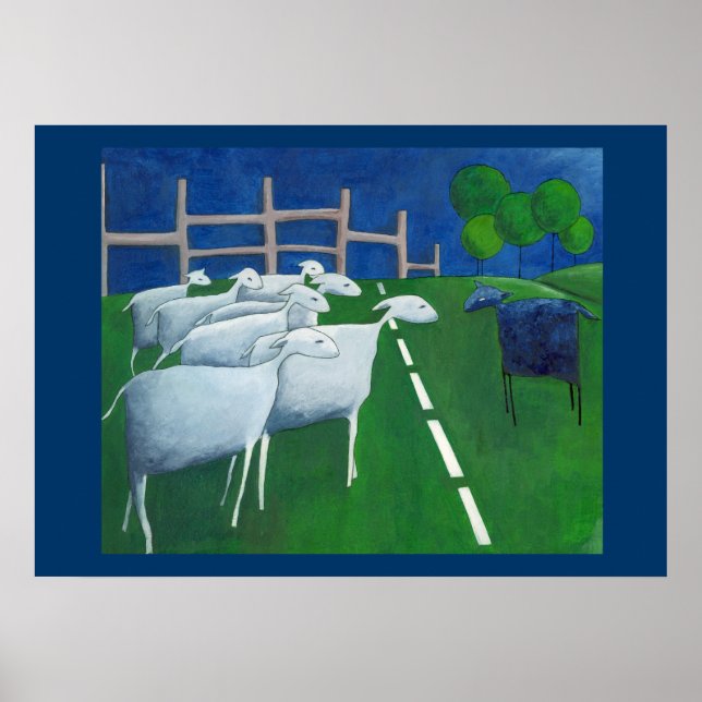Affiches Mouton noir (Devant)