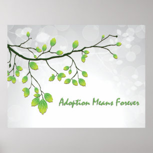 Affiches Moyens d'adoption pour toujours