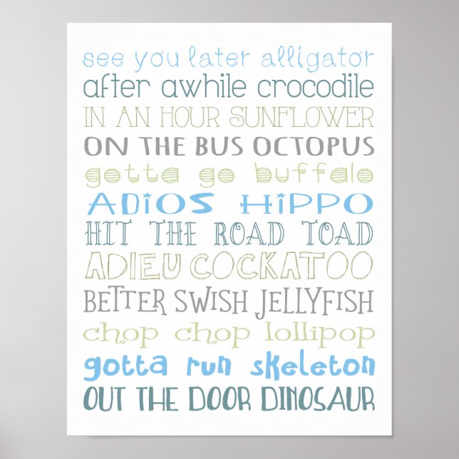 Affiches Moyens de dire adieu (Devant)