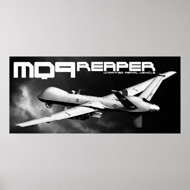Affiches MQ-9 Reaper Print (Devant)