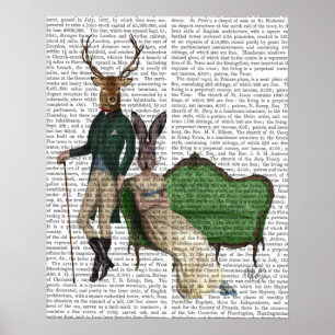 Affiches Mr Deer and Mrs Rabbit