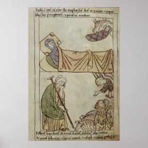Affiches Ms 108 fol.168 La Nativité, d'une Bible