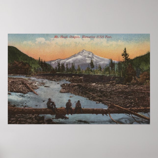 Affiches Mt Hood, Oregon (Devant)