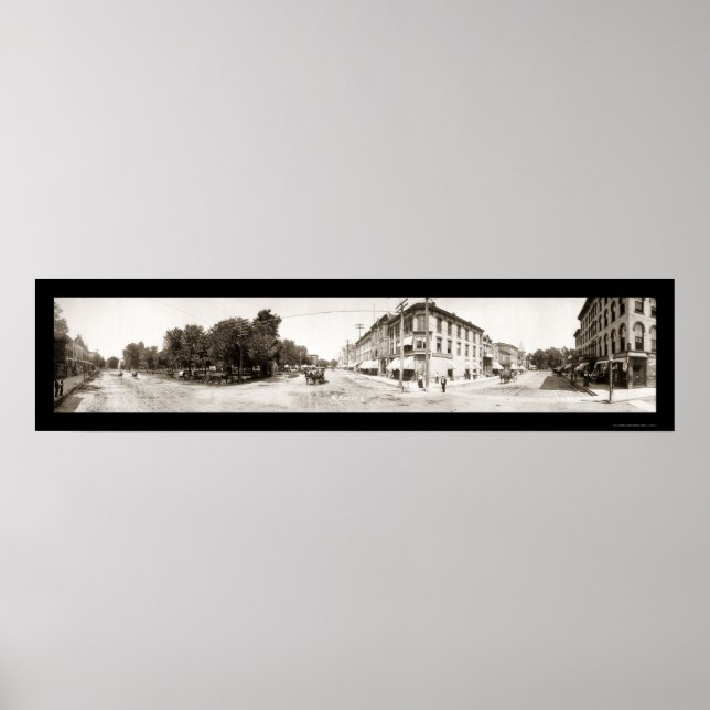 Affiches Mt Pleasant, IA Photo 1907 (Devant)