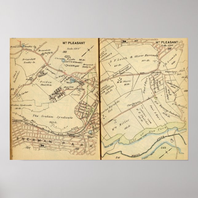 Affiches Mt. Pleasant, New York 3 (Devant)