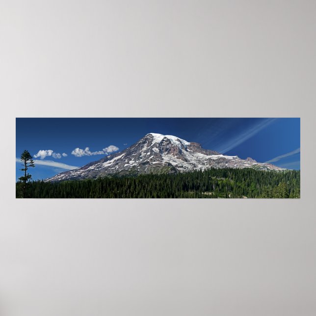 Affiches Mt. Rainier Panorama (Devant)