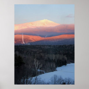 Affiches Mt Washington au coucher du soleil