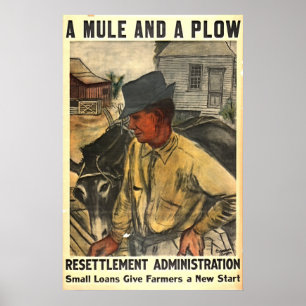 Affiches Mule and Plow 1935