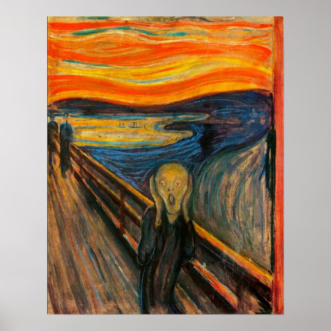 Affiches Munch The Scream (Devant)