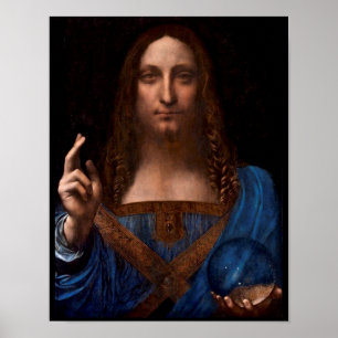 Affiches mundi de salvador par Léonard de Vinci