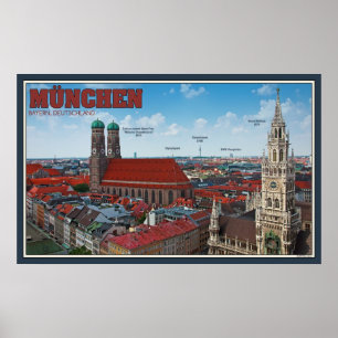 Affiches Munich Cityscape