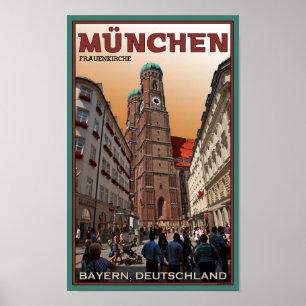 Affiches Munich - Frauenkirche